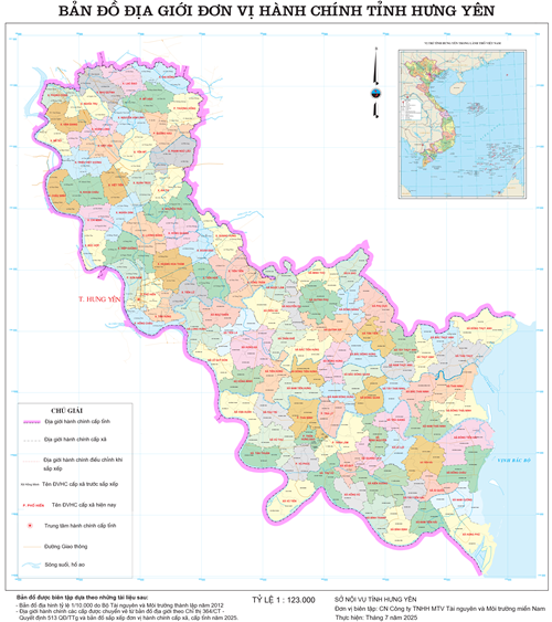 Bản đồ hành chính Xã Quang Hưng