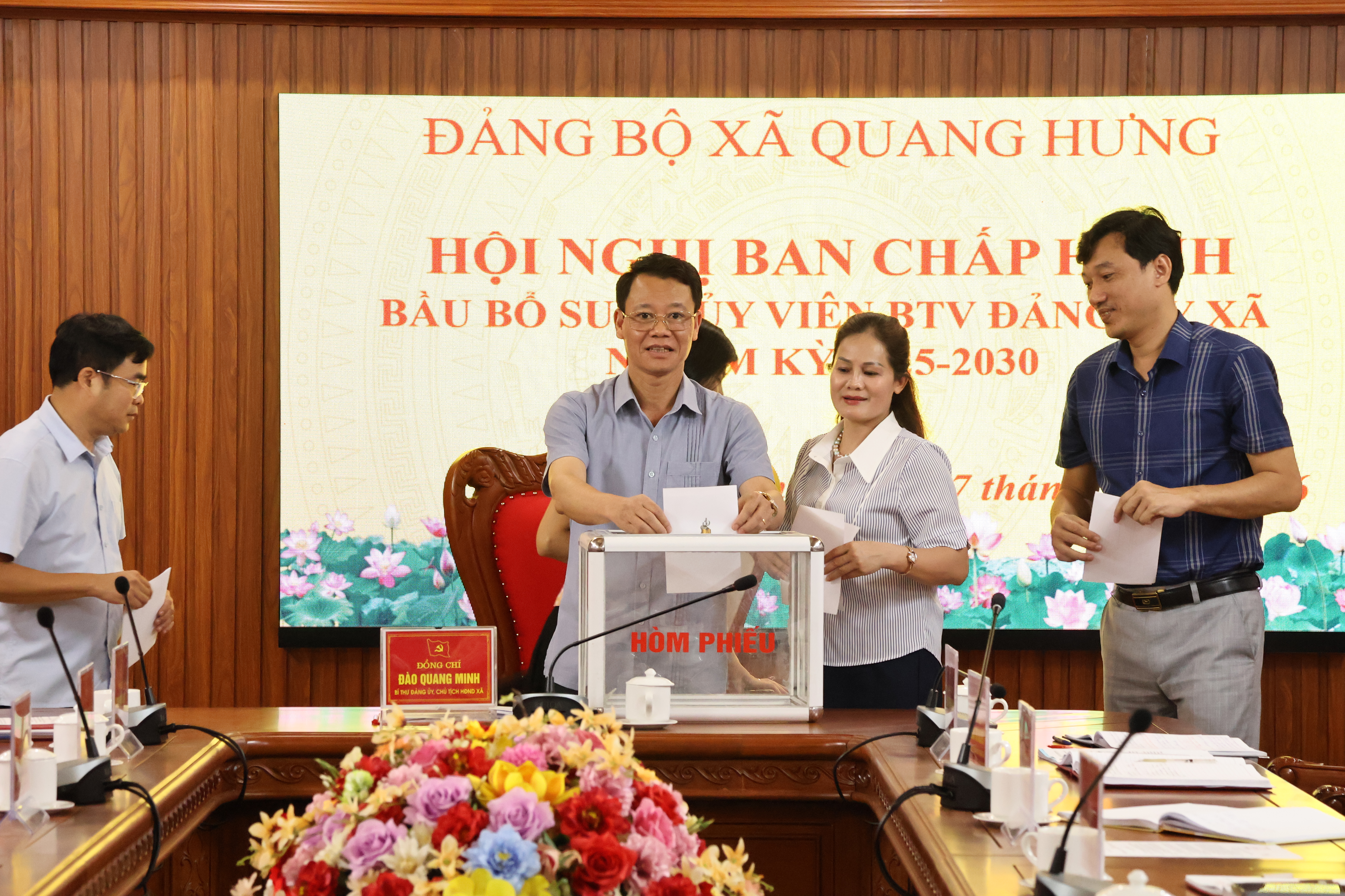 Hội nghị bầu bổ sung Ủy viên Ban Thường vụ Đảng ủy xã nhiệm kỳ 2025 – 2030