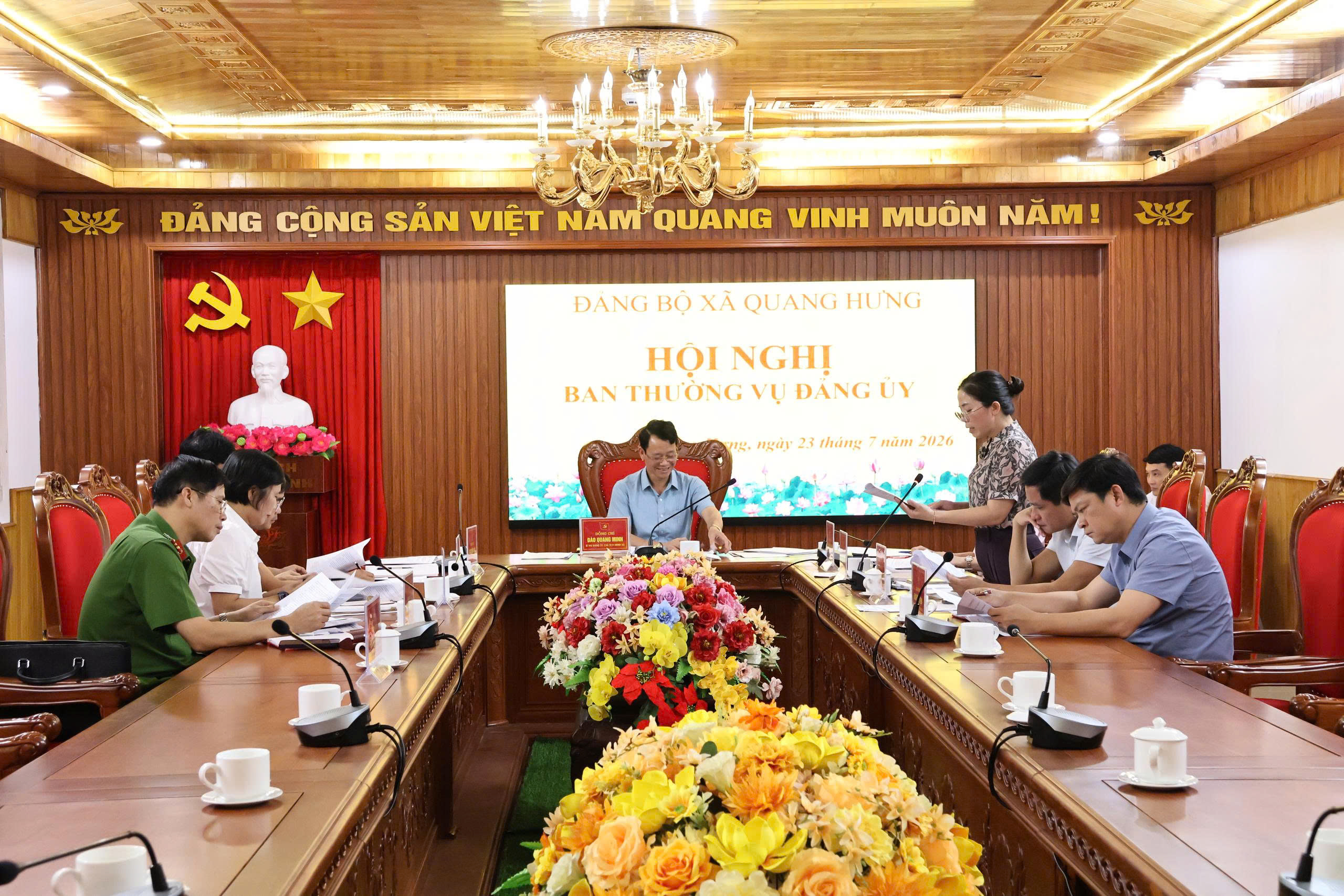 Hội nghị Ban Thường vụ Đảng uỷ