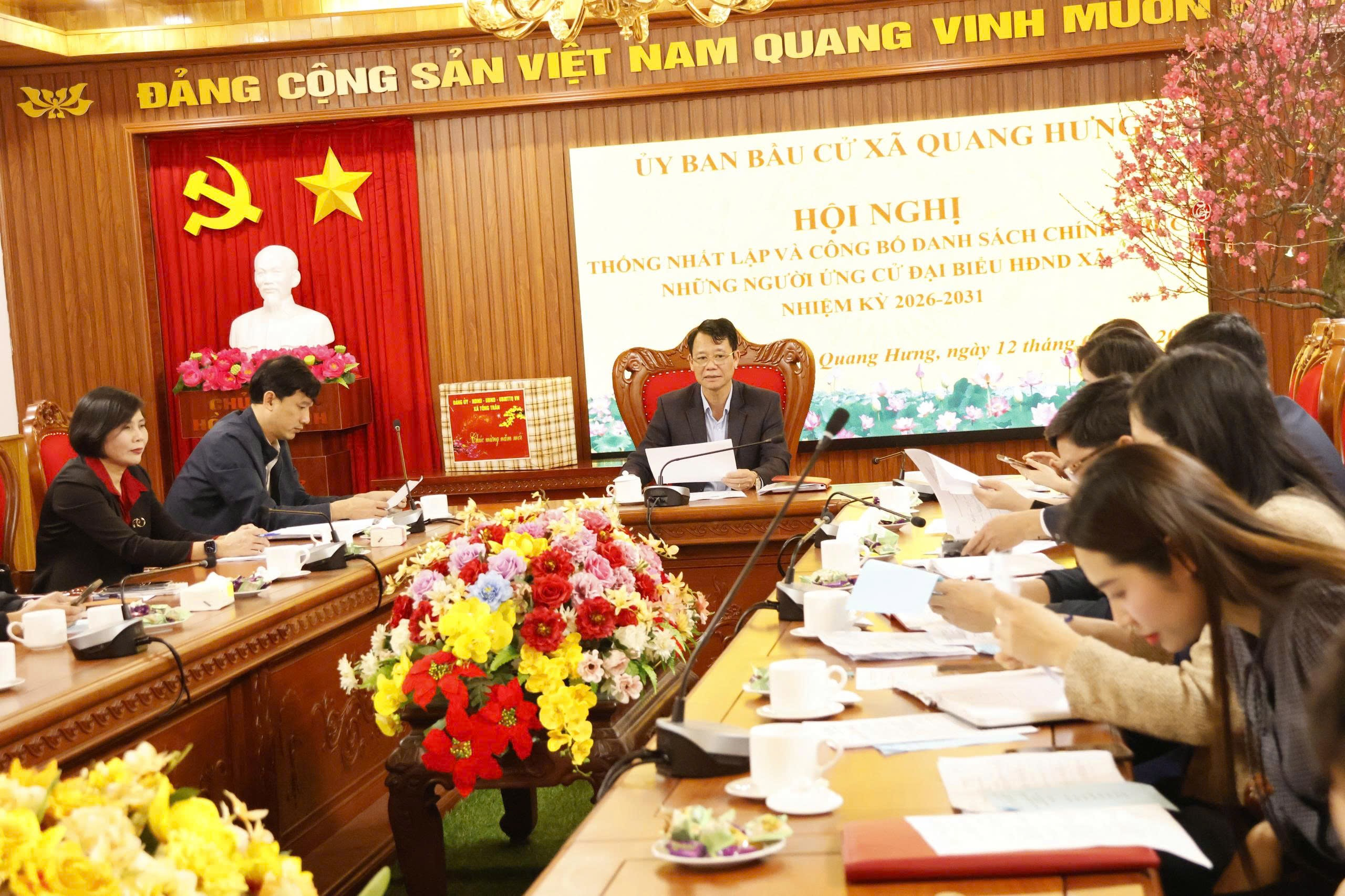 Hội nghị triển khai công tác bầu cử