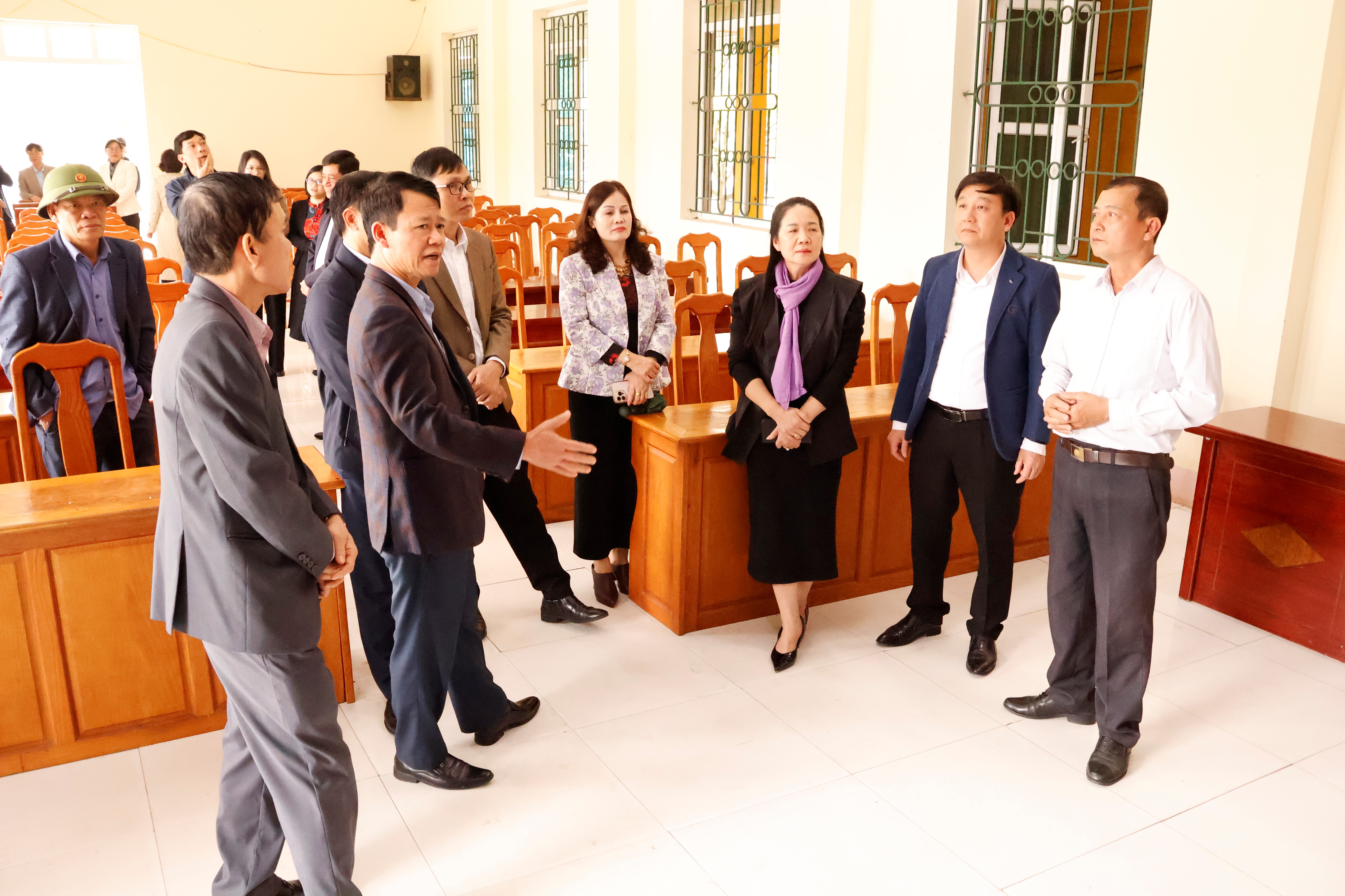 Hội Nghị kiểm tra việc triển khai công tác bầu cử đại biểu Quốc hội khóa XVI và đại biểu Hội đồng nhân dân các cấp nhiệm kỳ 2026 – 2031 tại xã Quang Hưng.