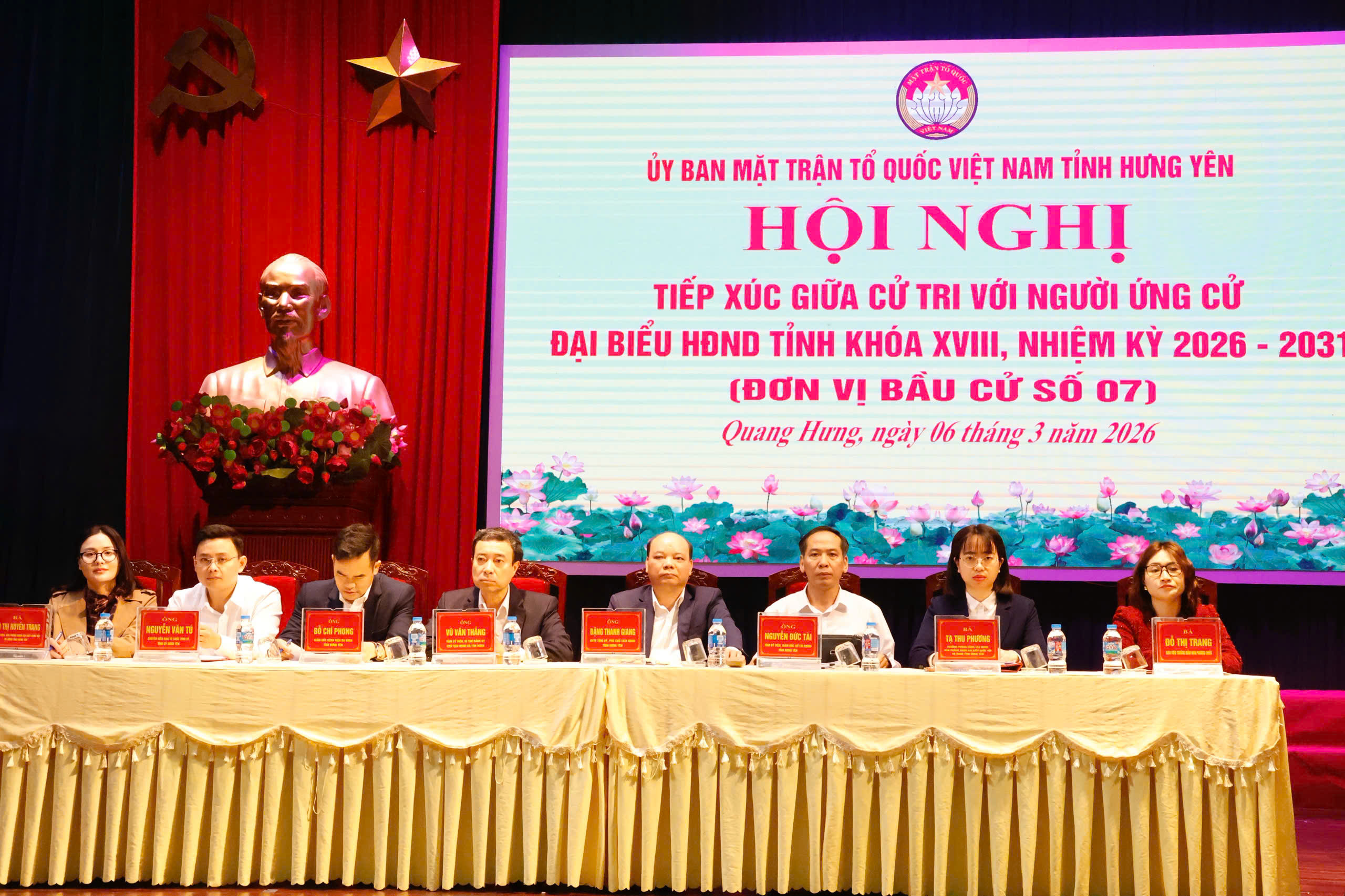 Hội nghị tiếp xúc cử tri vận động bầu cử đại biểu  HĐND tỉnh khóa XVIII, nhiệm kỳ 2026 - 2031