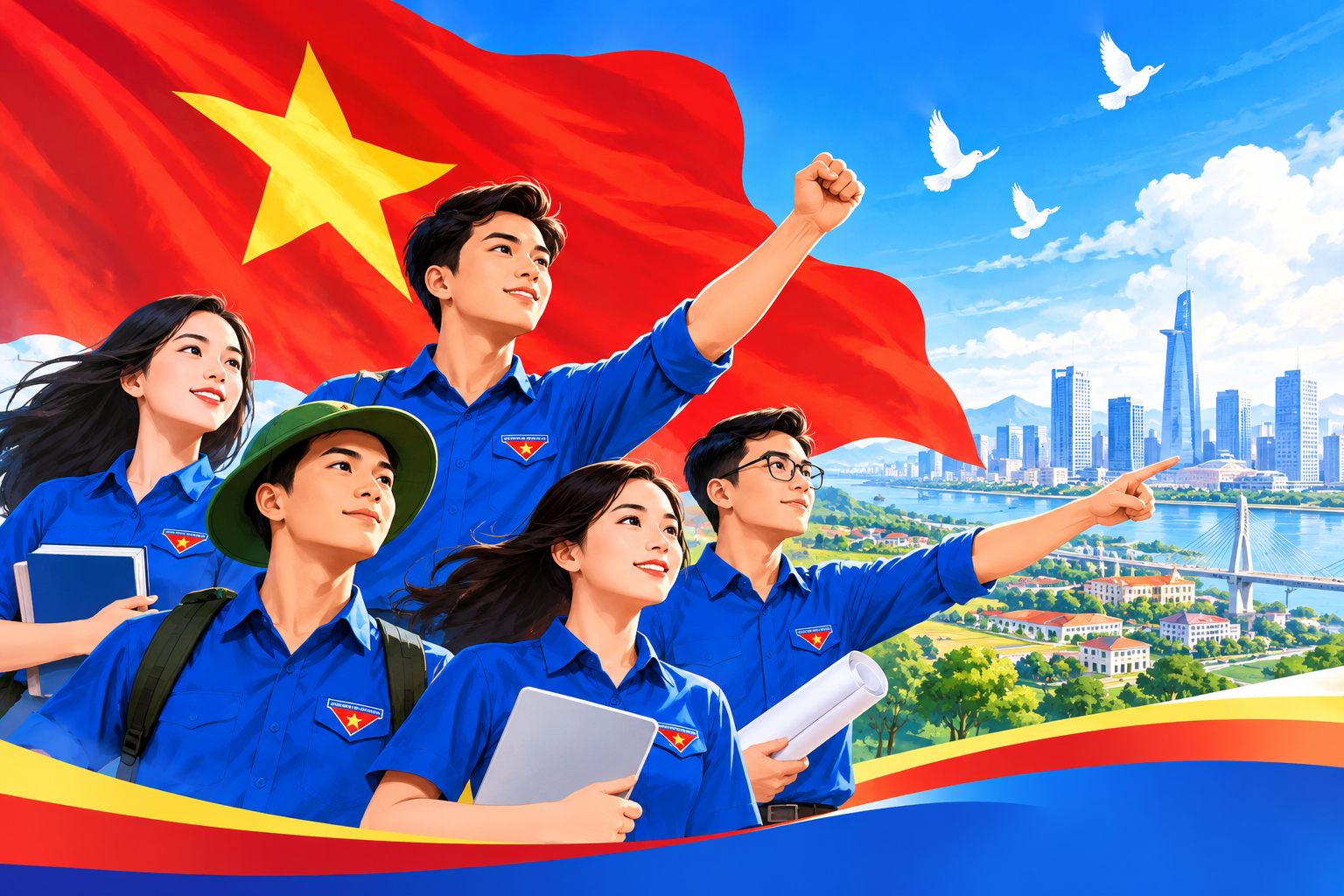 PHÁT HUY TRUYỀN THỐNG 70 NĂM HỘI LIÊN HIỆP THANH NIÊN VIỆT NAM (15/10/1956 – 15/10/2026)