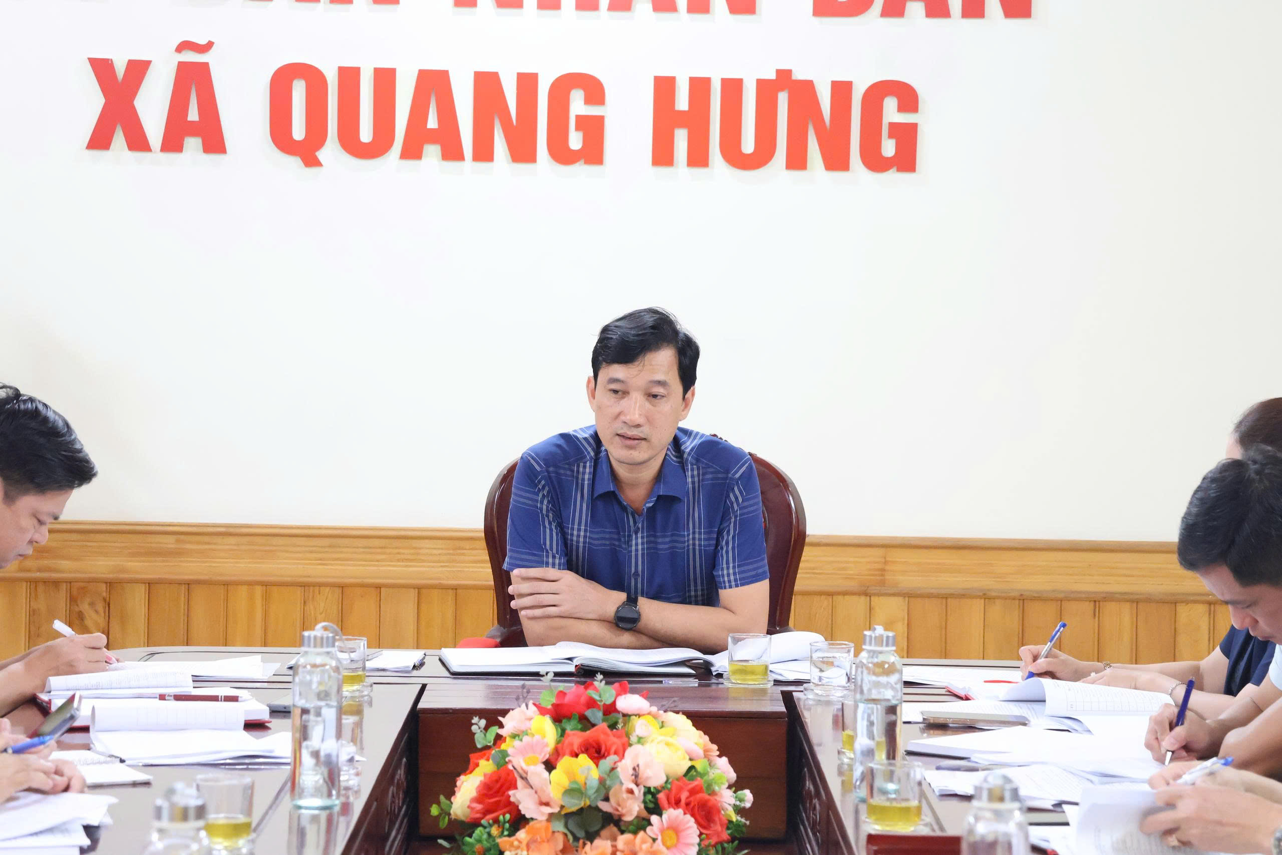 Xã Quang Hưng tổ chức Hội nghị triển khai Kế hoạch tuyển chọn gọi công dân nhập ngũ và thực hiện nghĩa vụ tham gia Công an nhân dân năm 2027
