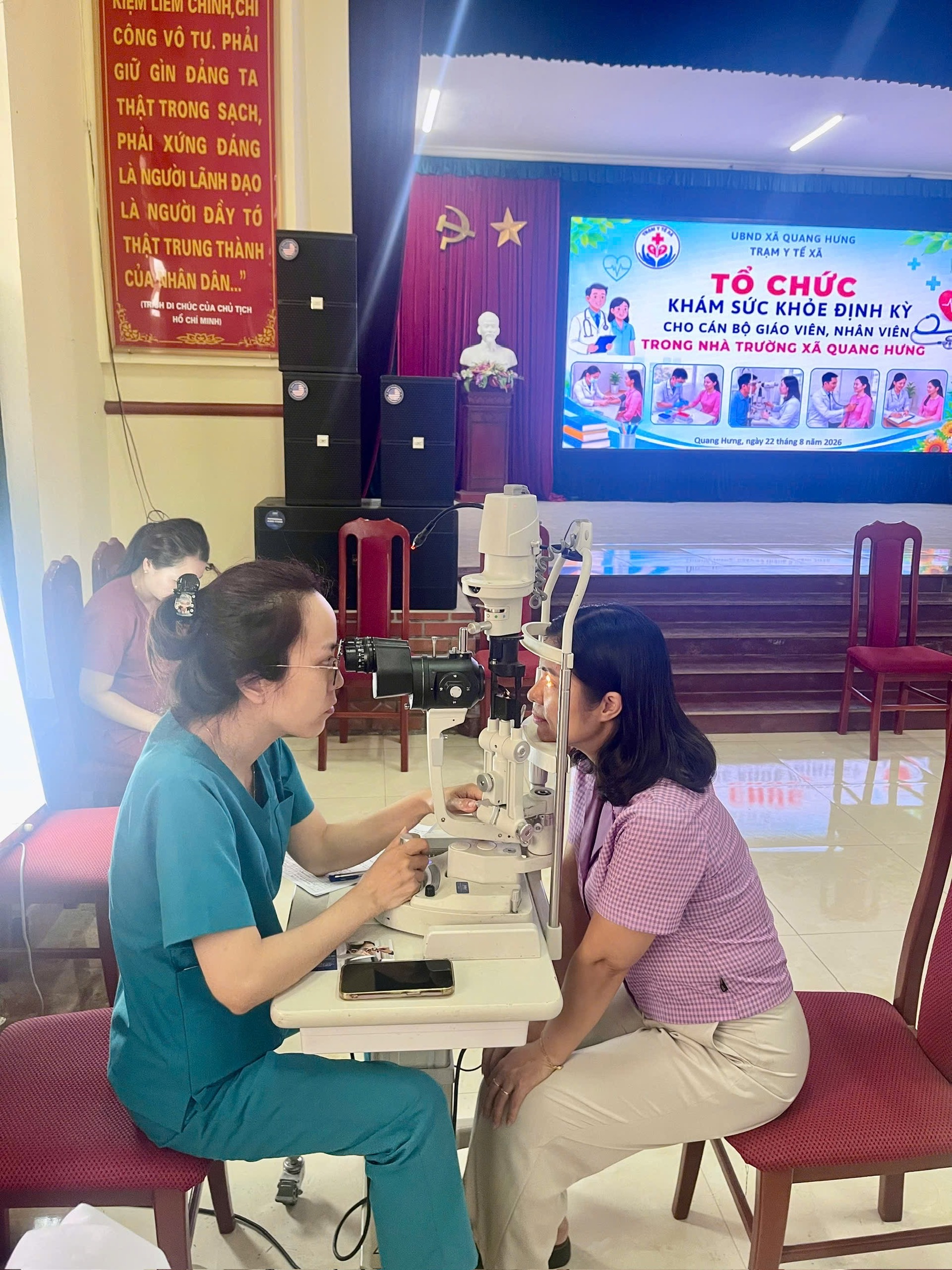 TRẠM Y TẾ XÃ QUANG HƯNG TỔ CHỨC KHÁM SỨC KHỎE ĐỊNH KỲ CHO NGƯỜI DÂN THÔN NAM MINH TÂN VÀ BẮC MINH TÂN NĂM 2026