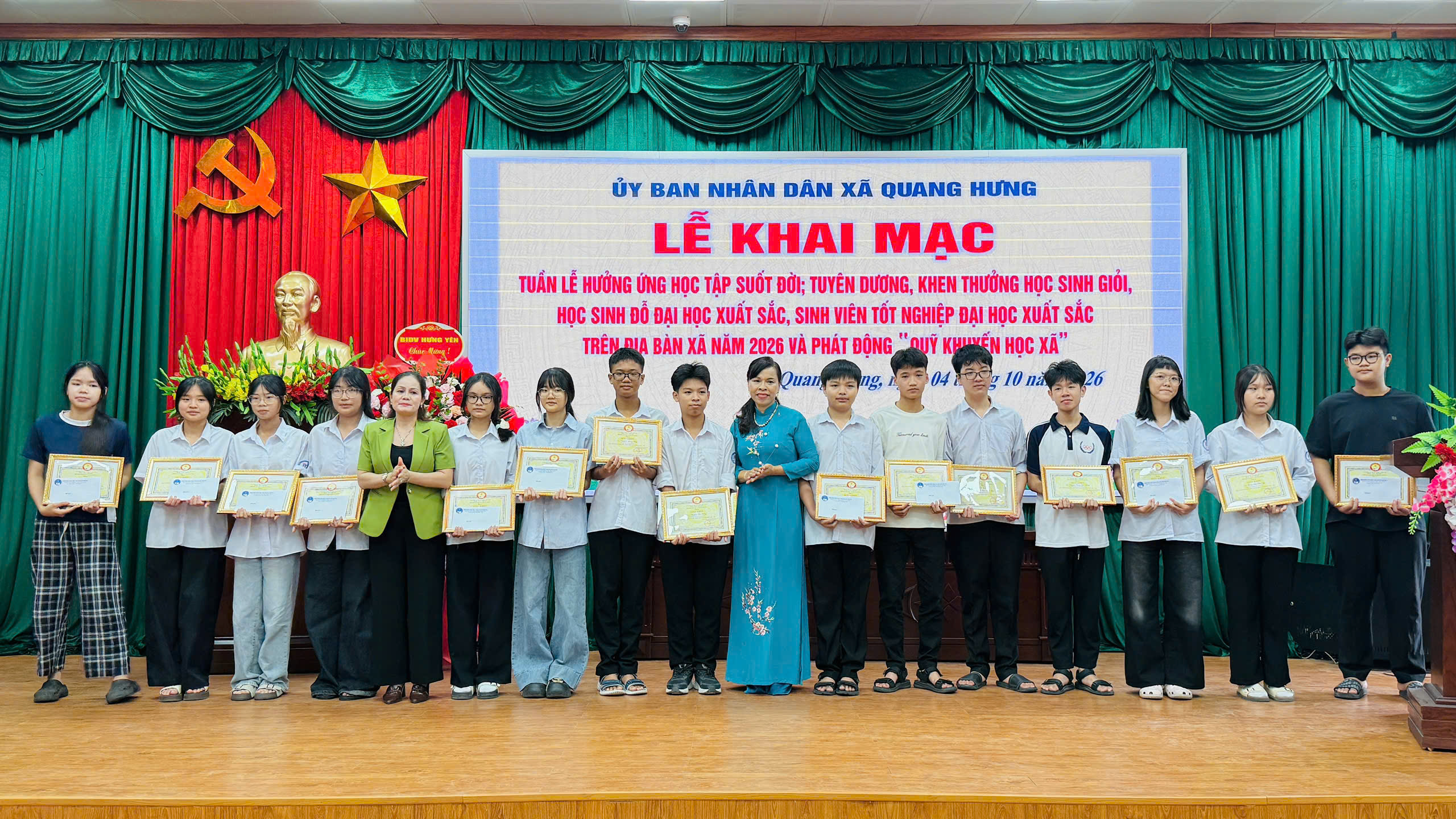 Xã Quang Hưng phát động Tuần lễ hưởng ứng học tập suốt đời năm 2026