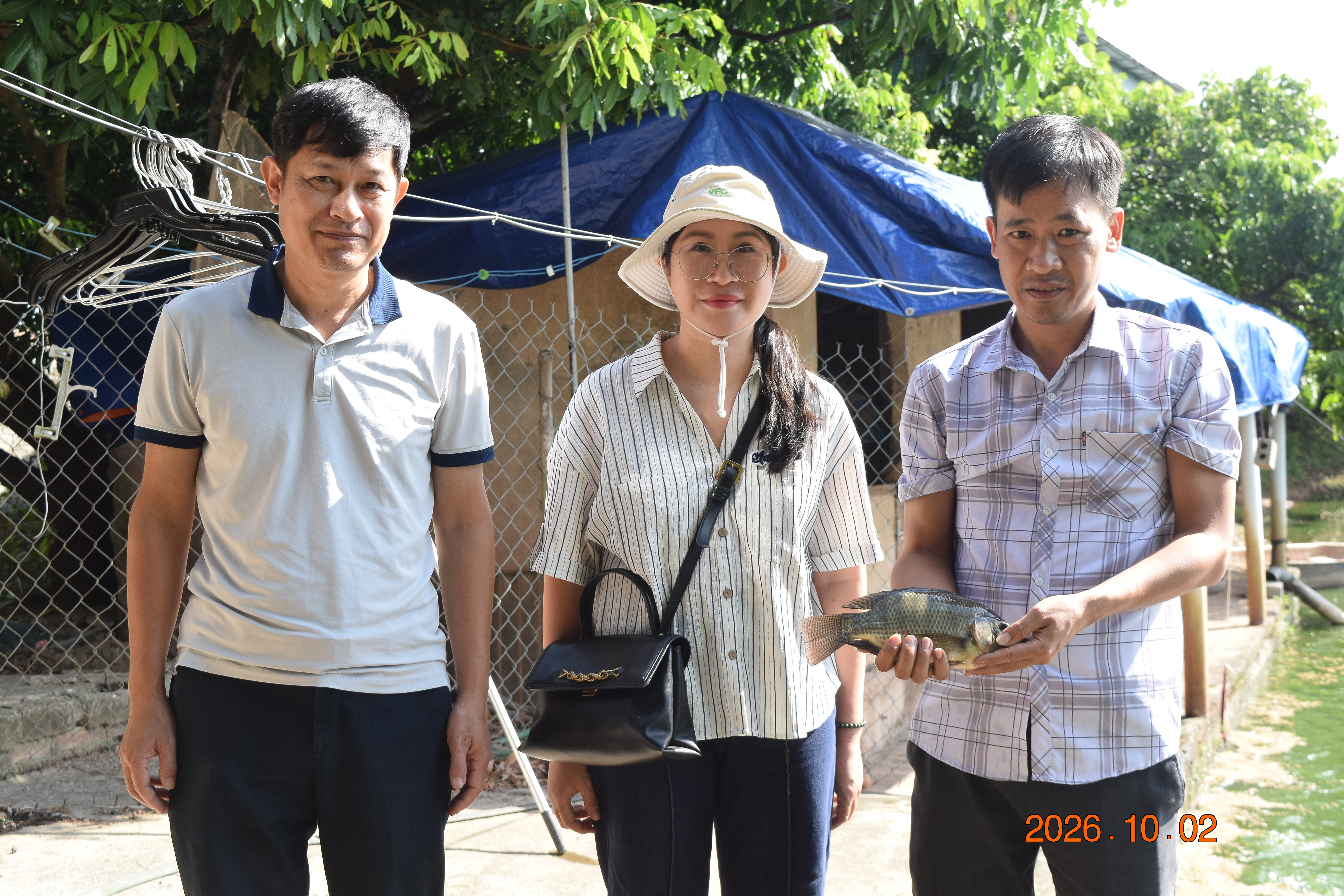 KIỂM TRA, ĐÁNH GIÁ MÔ HÌNH NUÔI CÁ RÔ PHI THÂM CANH TẠI THÔN BẮC MINH TÂN